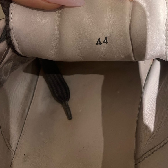 MONCLER Grey Suede Sneakers - Picture 4 of 7